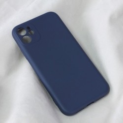 Futrola za iPhone 11 leđa Soft velvet - teget