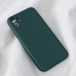 Futrola za iPhone 11 leđa Soft velvet - tamno zelena