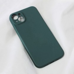 Futrola za iPhone 14 Plus leđa Soft velvet - tamno zelena