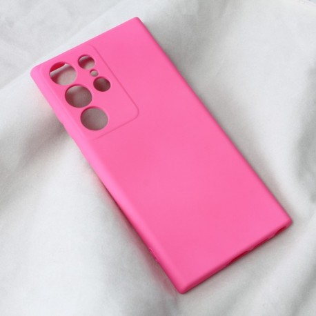 Futrola za Samsung Galaxy S23 Ultra leđa Soft velvet - pink