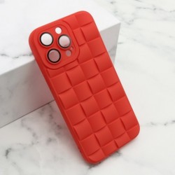 Futrola za iPhone 14 Pro Max leđa Wall 3D - crvena