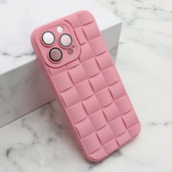 Futrola za iPhone 14 Pro Max leđa Wall 3D - roza