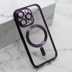 Futrola za iPhone 14 leđa Cam protect MagSafe - ljubičasta