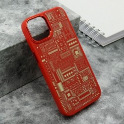 Futrola za iPhone 14 leđa Machinery - crvena