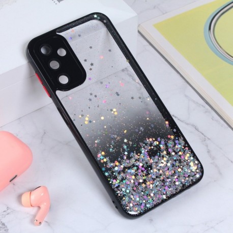 Futrola za Samsung Galaxy A14 4G/5G leđa Frame glitter - crna