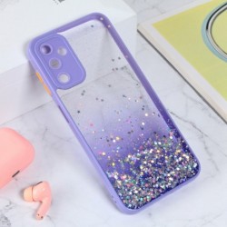 Futrola za Samsung Galaxy A14 4G/5G leđa Frame glitter - ljubičasta