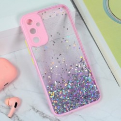 Futrola za Samsung Galaxy A34 leđa Frame glitter - roza