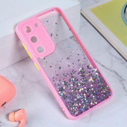 Futrola za Samsung Galaxy S23 leđa Frame glitter - roza