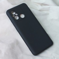 Futrola za Xiaomi Redmi 12C/Poco C55 leđa Soft velvet - crna