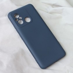 Futrola za Xiaomi Redmi 12C/Poco C55 leđa Soft velvet - teget