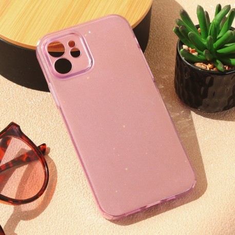 Futrola za iPhone 12/12 Pro leđa Sparkle dust - ljubičasta