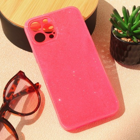 Futrola za iPhone 12 Pro Max leđa Sparkle dust - pink