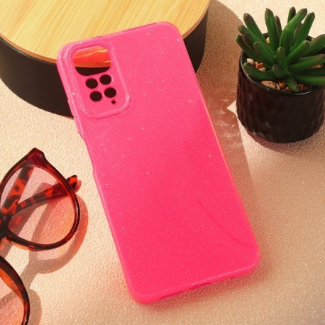 Futrola za Xiaomi Redmi Note 11/11S leđa Sparkle dust - pink