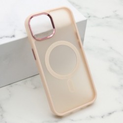 Futrola za iPhone 15 leđa Magsafe silky - pink
