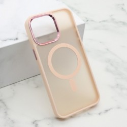 Futrola za iPhone 15 Pro Max leđa Magsafe silky - pink
