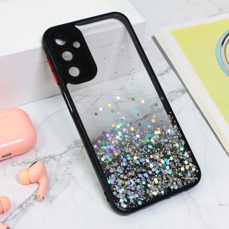 Futrola za Samsung Galaxy A24 4G leđa Frame glitter - crna