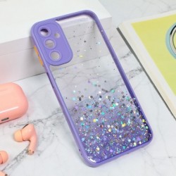 Futrola za Samsung Galaxy A24 4G leđa Frame glitter - ljubičasta