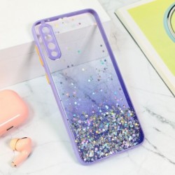 Futrola za Samsung Galaxy A30s/A50/A50s leđa Frame glitter - ljubičasta