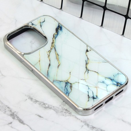 Futrola za iPhone 13 Pro leđa Marble pattern - bela