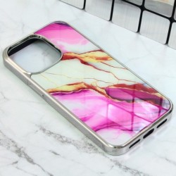 Futrola za iPhone 13 Pro leđa Marble pattern - pink