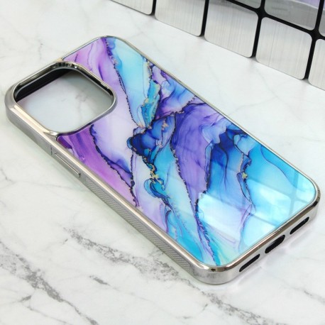 Futrola za iPhone 13 Pro leđa Marble pattern - tirkiz