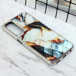 Futrola za Samsung Galaxy A24 4G leđa Marble pattern - belo-crna