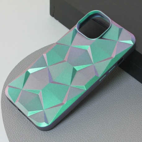 Futrola za iPhone 15 leđa Shiny diamond - zelena