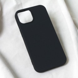 Futrola za iPhone 15 leđa Soft velvet - crna