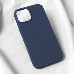 Futrola za iPhone 15 leđa Soft velvet - teget