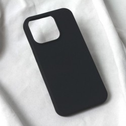 Futrola za iPhone 15 Pro leđa Soft velvet - crna