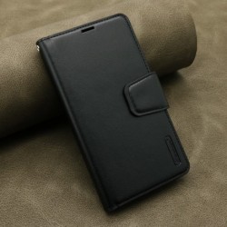 Futrola za iPhone 15 preklop sa magnetom bez prozora Hanman - crna