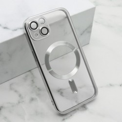 Futrola za iPhone 15 leđa Cam protect MagSafe - srebrna