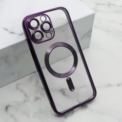 Futrola za iPhone 15 Pro Max leđa Cam protect MagSafe - ljubičasta