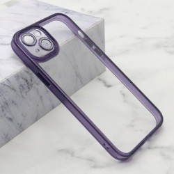 Futrola za iPhone 15 Plus leđa Diamond lens - ljubičasta