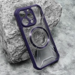 Futrola za iPhone 15 Pro leđa Lens MagSafe - ljubičasta