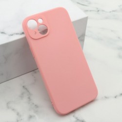 Futrola za iPhone 15 Plus leđa Soft silikon - roza