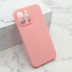 Futrola za iPhone 15 Pro Max leđa Soft silikon - roza