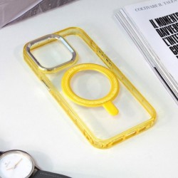 Futrola za iPhone 14 Pro leđa Frame MagSafe - žuta