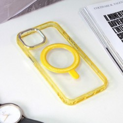 Futrola za iPhone 15 leđa Frame MagSafe - žuta