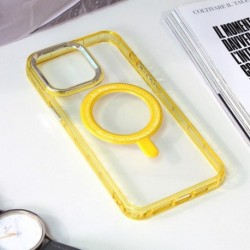 Futrola za iPhone 15 Pro Max leđa Frame MagSafe - žuta