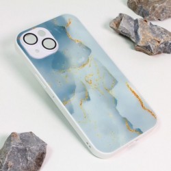 Futrola za iPhone 15 leđa Marble glaze - bela