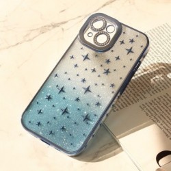 Futrola za iPhone 14 leđa Shiny frame - plava