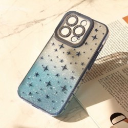 Futrola za iPhone 15 Pro leđa Shiny frame - plava