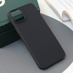Futrola za iPhone 15 Plus leđa silikon Skin - mat crna