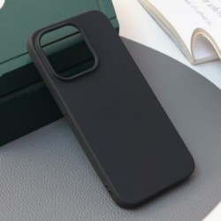 Futrola za iPhone 15 Pro leđa silikon Skin - mat crna