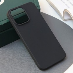 Futrola za iPhone 15 Pro Max leđa silikon Skin - mat crna
