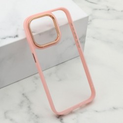 Futrola za iPhone 15 Pro leđa Elegant edge - roza