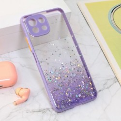 Futrola za Xiaomi Mi 11 Lite/5G/Youth leđa Frame glitter - ljubičasta