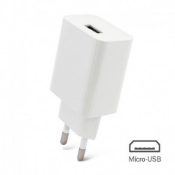 Kućni punjač za Android micro CE (2,1A | 1xUSB) - bela