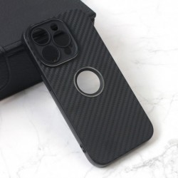 Futrola za iPhone 14 Pro leđa Carbon stripe - crna